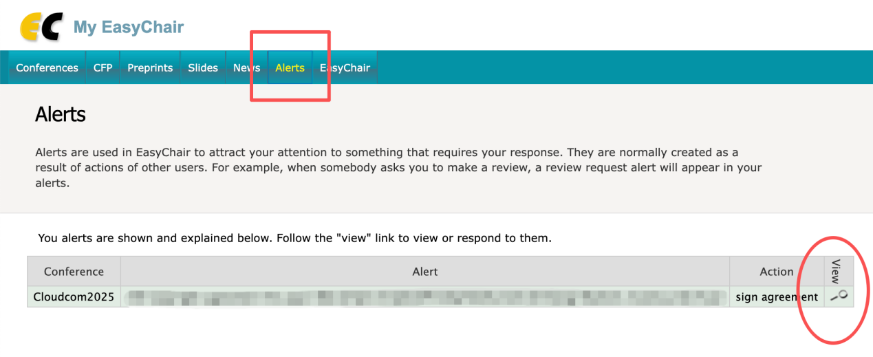 Find Your Paper in Alerts
